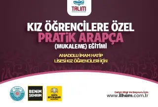 PRATİK ARAPÇA EĞİTİMİ (AİHL Kız Öğrencilerine Yönelik)